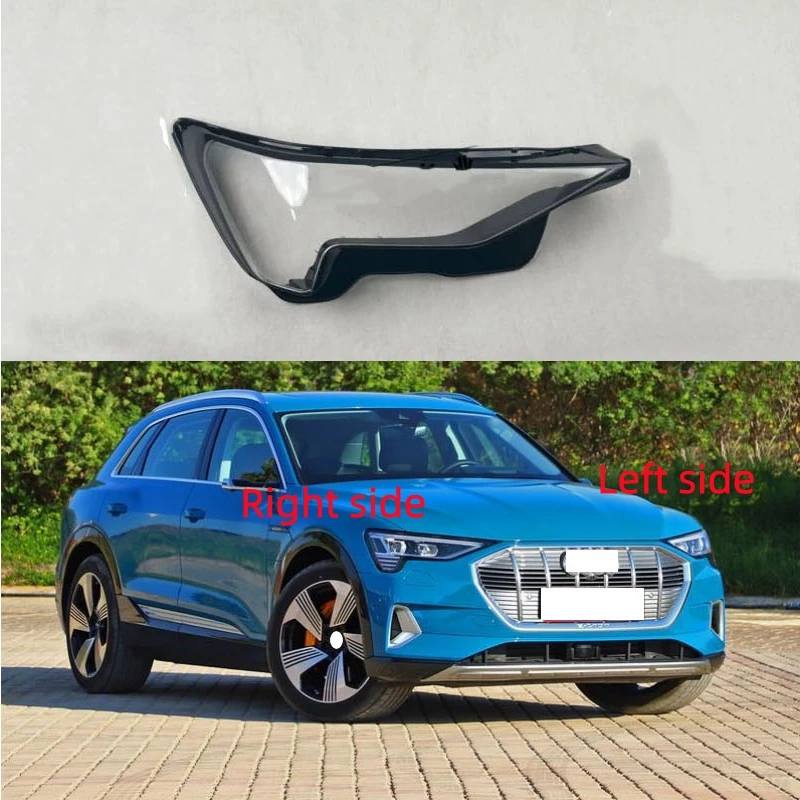 

For AUDI E-tron 2019 2020 2021 2022 2023 Car Headlamp Cover Replace Headlight Shell Lamp Shade Headlamp Lens Glass