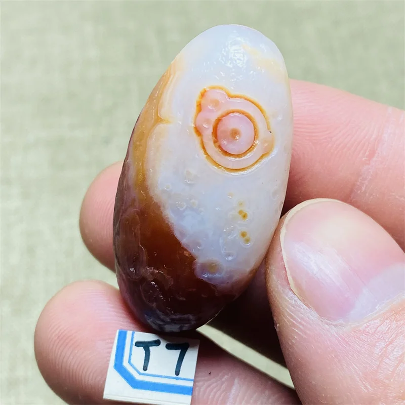 Natural Alashan Gobi agate Rock Eye Stone Beads Necklace  DIY Energy Crystal Healing