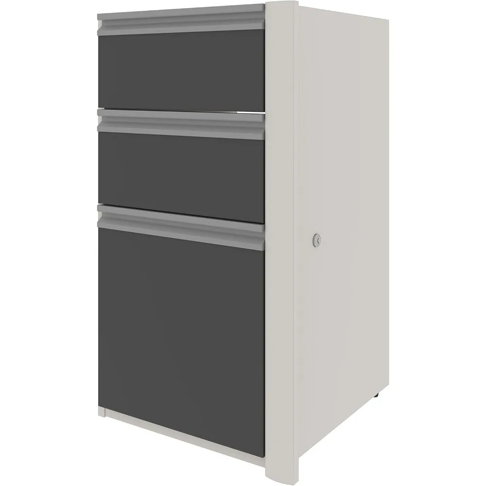 

Connexion 16W Add-On 3 Drawer Pedestal in slate & sandstone