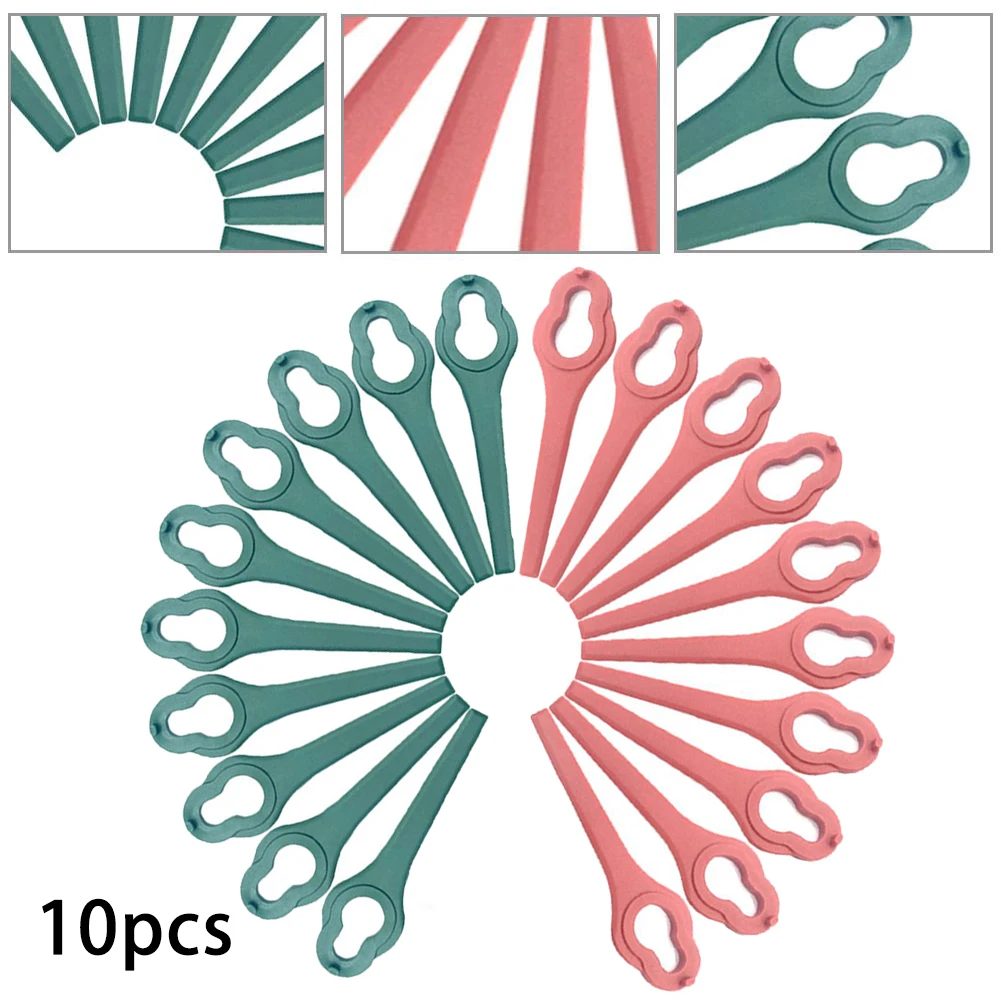 10PCS Grass Strimmer Plastic Blades For Aldi Ferrex FAR 20-1 20V/40V Cordless Lawn Mower Brush Cutter image 6