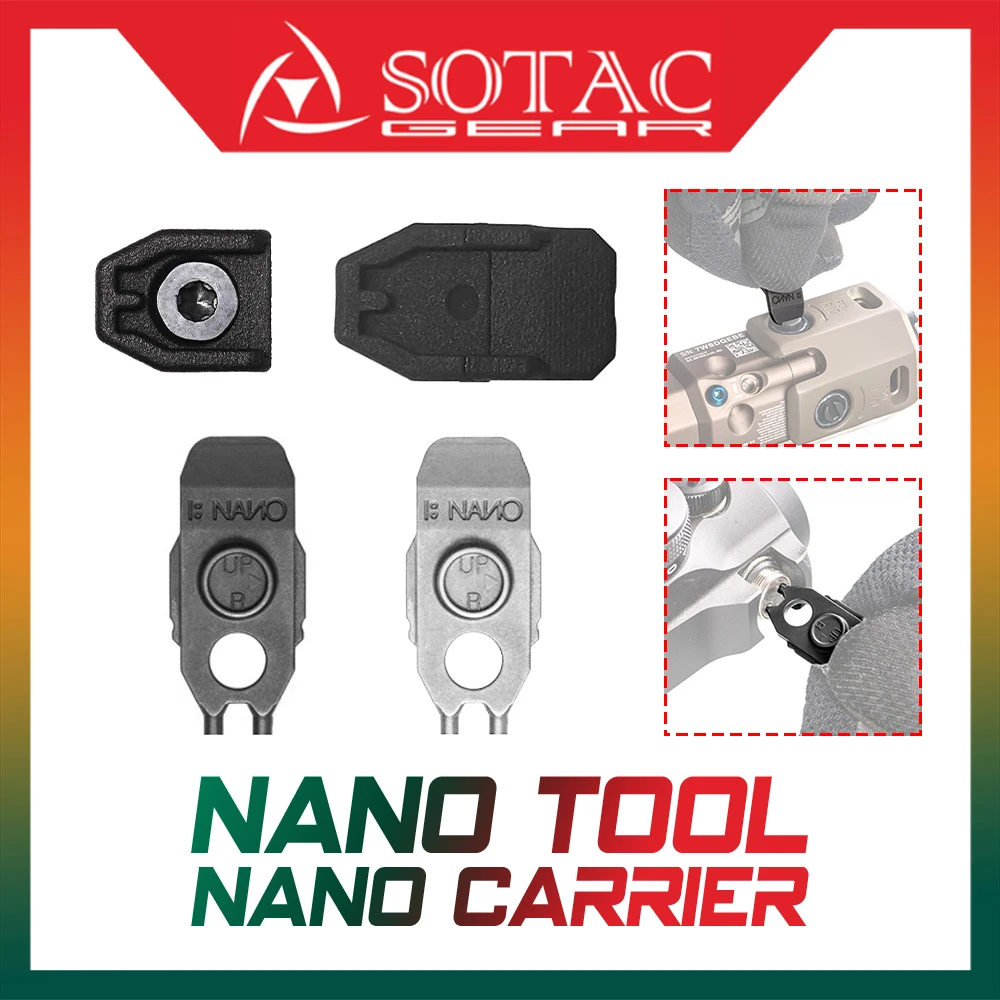 Multitool with NANO Carrier, Fit for Picatinny or M-Lok