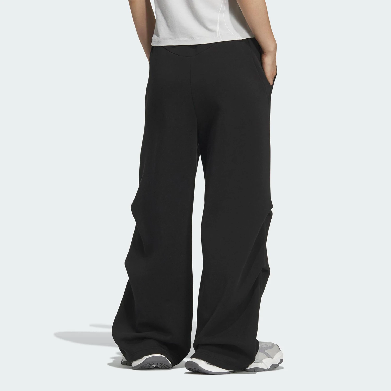 Adidas genuine comfortable autumn women's sports straight knitted pants KS0077