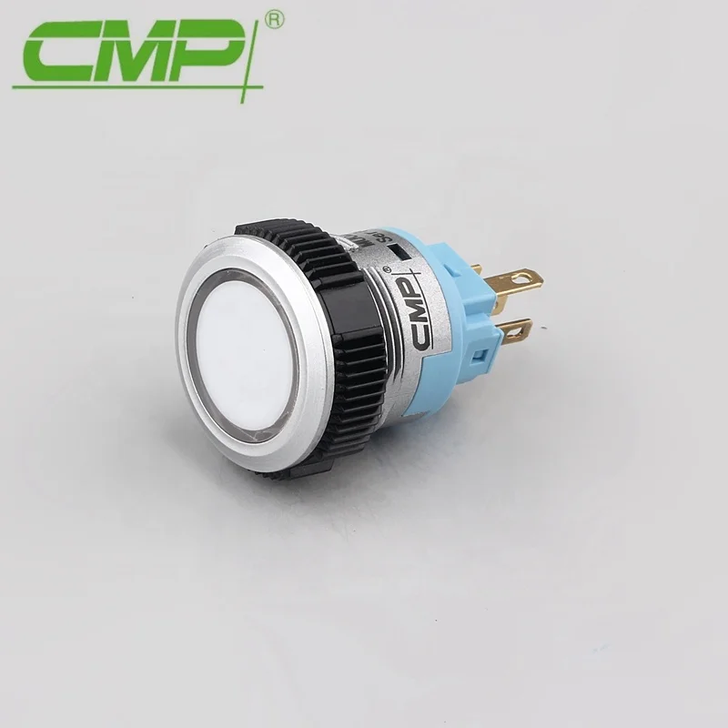 Solid Color Device Signal Light Electrical Panel 22mm Plastic Indicator Light IP67 10pcs/pack