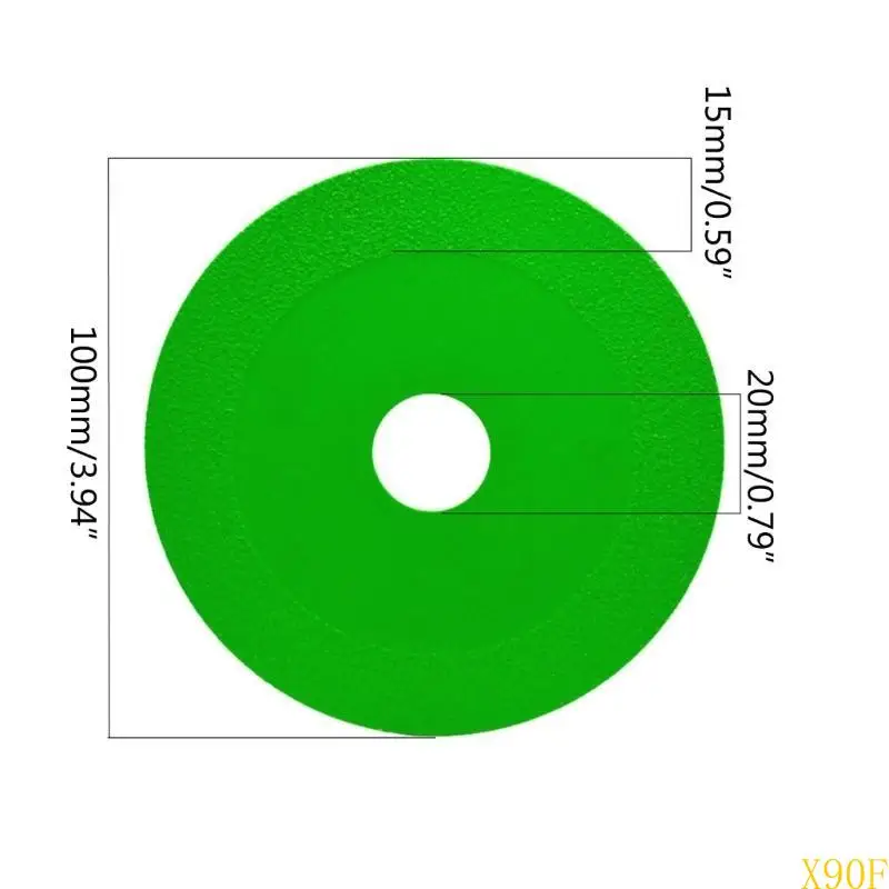 DISCO Corte vidrio X90F 100 mm Rueda cuchilla diamante