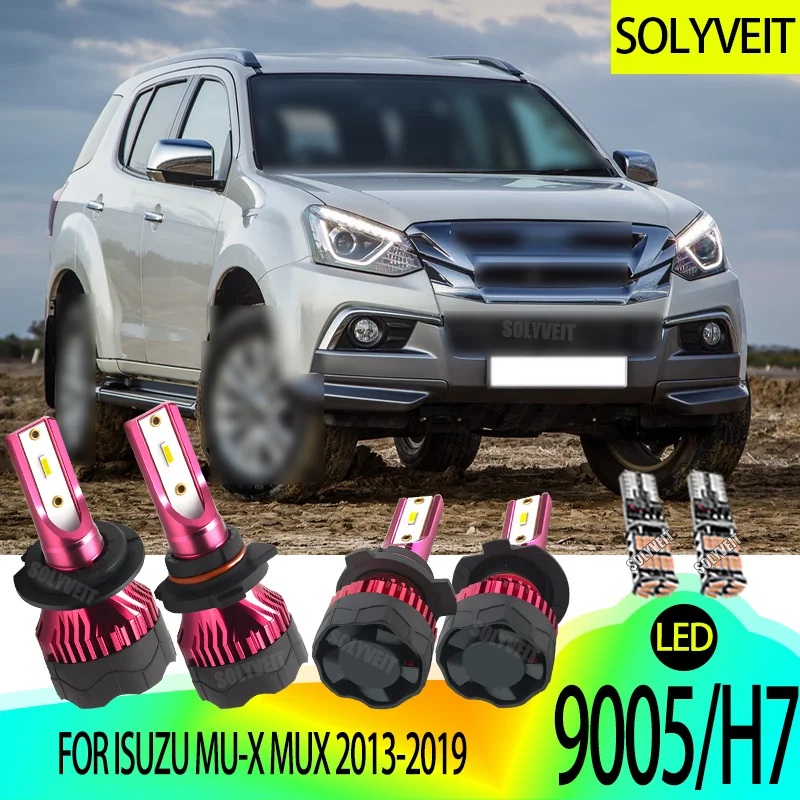 

Quick Connect LED Headlight Auto Bulbs HB3/H7 Hi Lo Beam High Performance For Isuzu MU-X MUX 2013 2014 2015 2016 2017 2018 2019