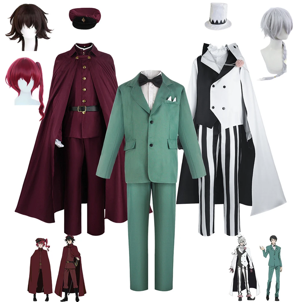 

Anime Hunting Dogs Okura Tetchō Suehiro Cosplay Costume Ranpo Edogawa Physical Pro Detective Uniform