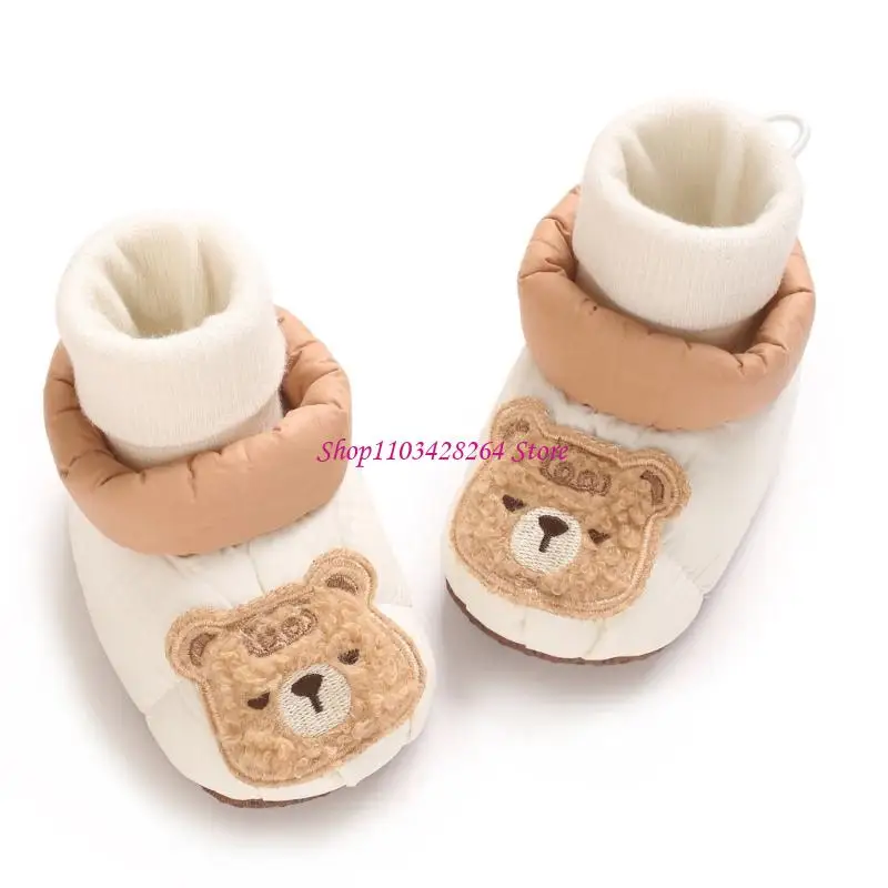 جوارب قطنية سهلة الارتداء للطفل مع قاعدة سميكة مضادة للانزلاق، أحذية مشي ناعمة ومريحة