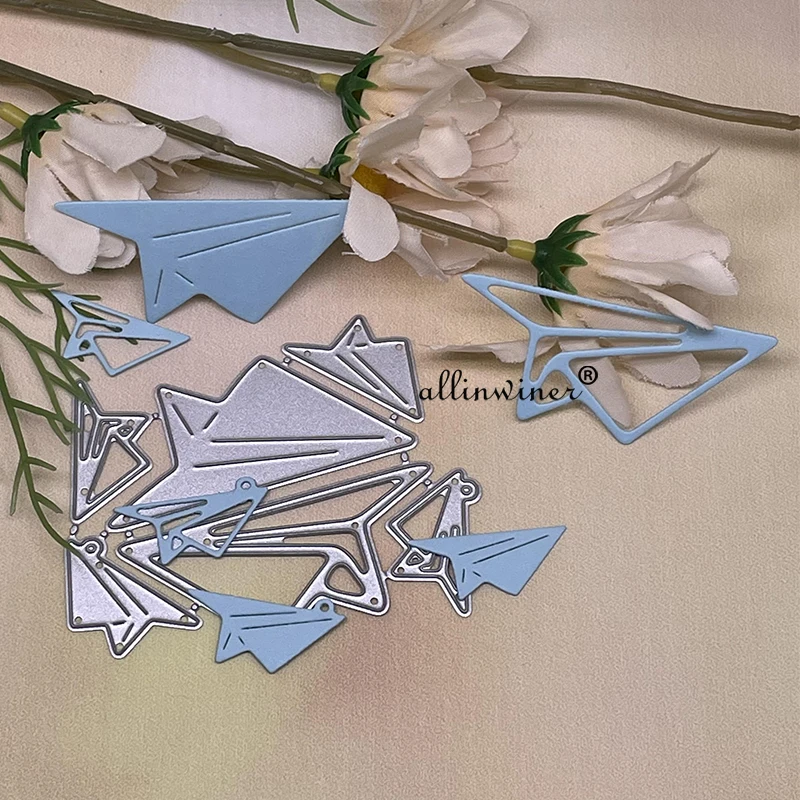 Airplane decoration Metal Cutting Dies Stencils Die Cut for DIY Scrapbooking Album Paper Card Embossing