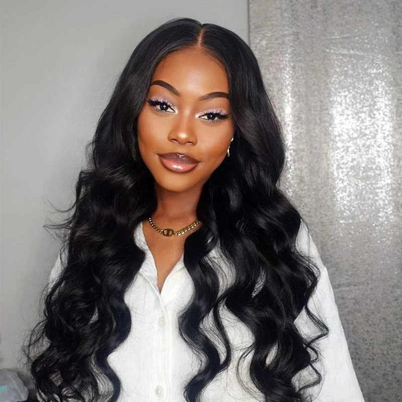 13x6 30 inches Lace Front Wigs Body Wave Human Hair Wigs Preplucked Lace Frontal Wigs For Women