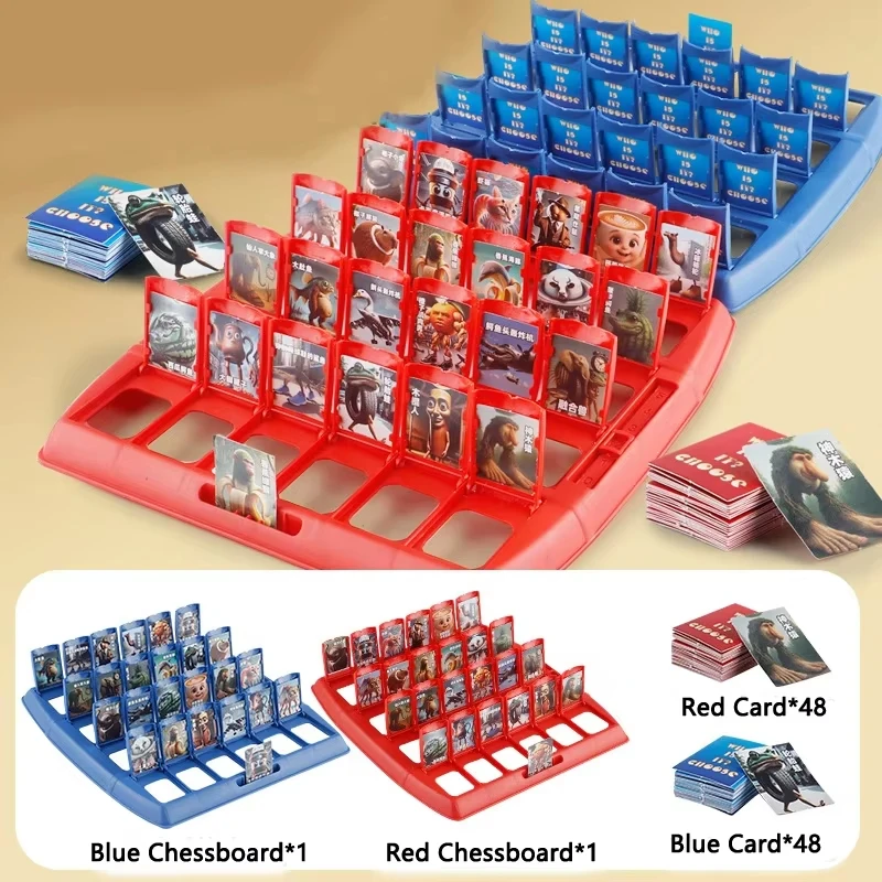 

Guess Who Am I Game Parent-Child Interactive Toy Halloween Gift Educational Card Game Family Gathering Game Educational Game