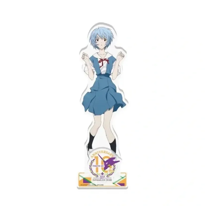 OligAsuka Langley Soryu Figure Acrylique Stand Card, Anime Ayanami Rei, Desk Stand Signs, Evangelion Decorations Gifts, Ornements