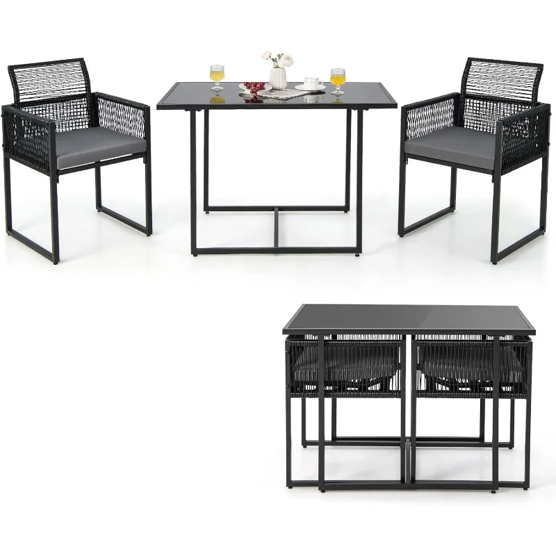 3 Pieces Outdoor Di… - image