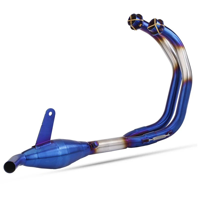 low price cheap For Yamaha YZF R3 R25 MT03 2015 - 2023 Years Motorcycle Exhaust Escape Moto Full Systems Front Middle Link Pipe