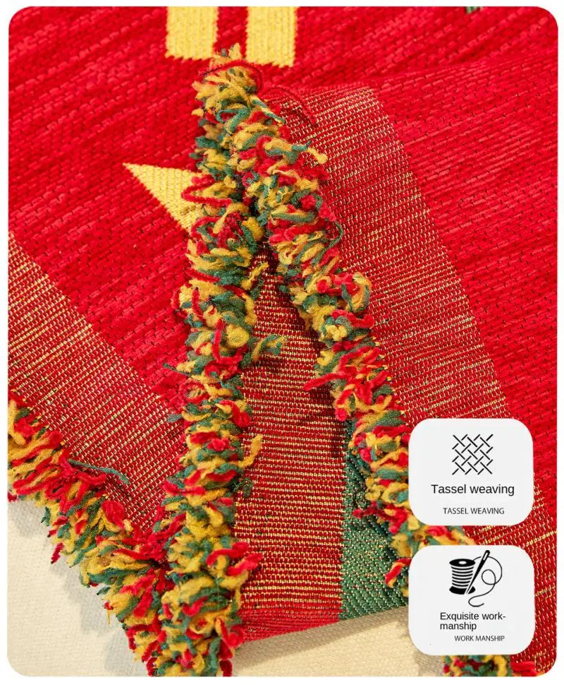 Weihnachtsatmosphäre Sofabezug Stoff Chenille Vier Jahreszeiten All-Inclusive Multifunktionale Decke Universelle Sofabezüge Handtücher – Detail 6