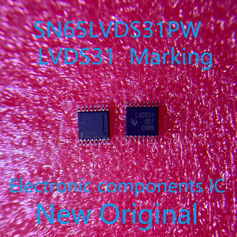 

Новый оригинальный SN65LVDS31PW SN65LVDS31PWR SN65LVDS SN65LVDS31 LVDS31 МАРКИРОВКА LVDS Драйвер 400 Мбит/с 0,454 В 16-контактный TSSOP Tube 10 шт.