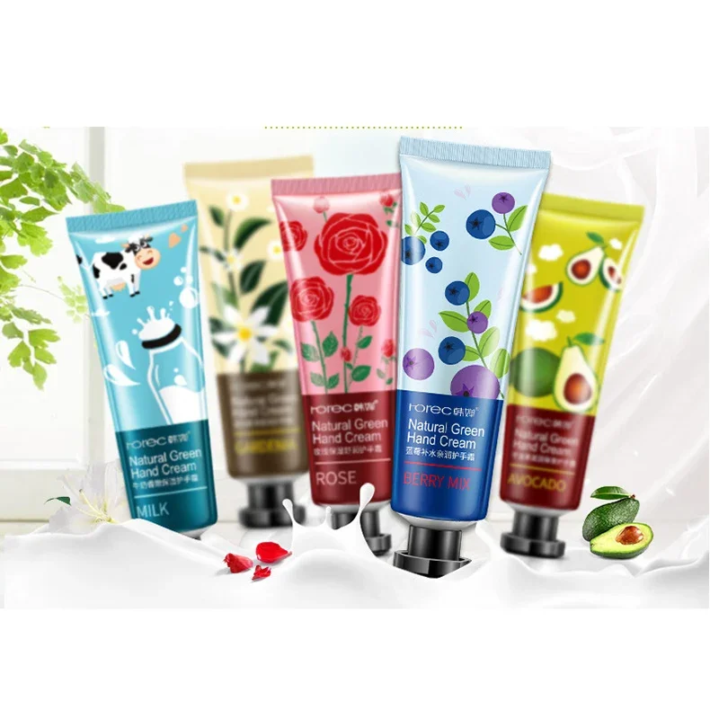 1Pcs Fruit Nourish Avocado Hand Cream Moisture Moisture Nourishing Anti Chapping Whitening Hand Lotion Winter Plant Hand Lotion