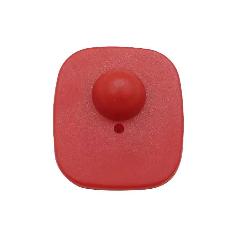 Factory direct supply e-Bit RF-XFR ABS material Red RF 8.2MHz EAS alarm Hard Tag  with pin for supermarket or retail shoe store