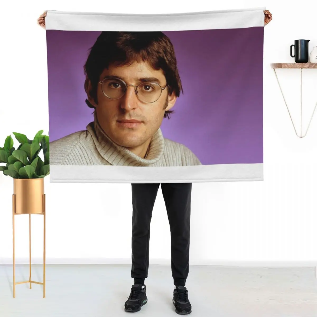 

Louis Theroux, from the BBC. By Therouxgear Throw Blanket No Pilling Soft Warm Blanket for Bed
