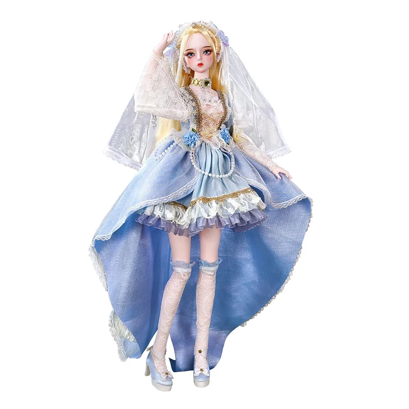 1/3 BJD Dream Fairy Doll toy mechanical joint Body Name Kelly doll including suit shoes fan makeup 60cm SD kawaii dolls Toy gift