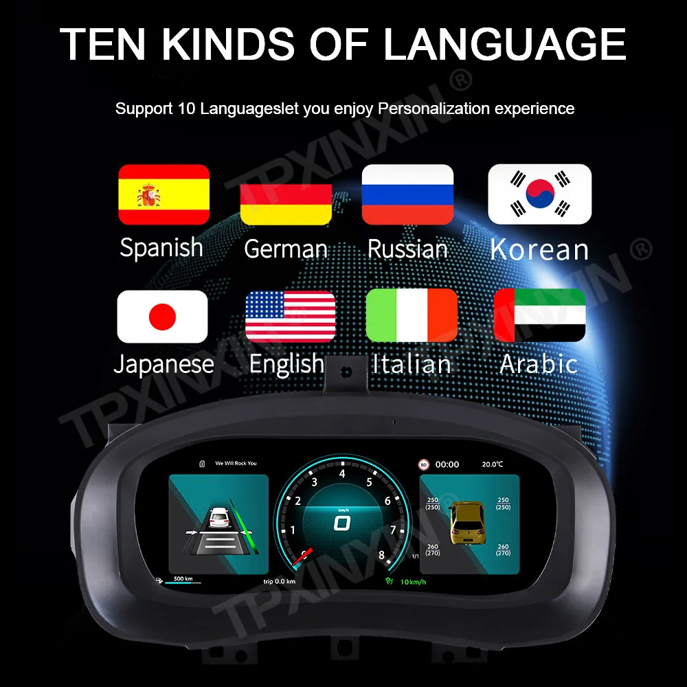 For VW Skoda Fabia 2008~2014 Non-destructive installation Digital Performance Display Dashboard Original car upgrade