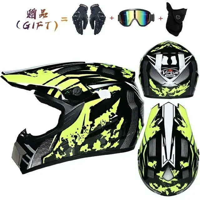 Motorhelm Full Face Racing Off Road Cross Motocross Capacete Motocross Cascos Para Motos Mountain Downhill Fiets DOT