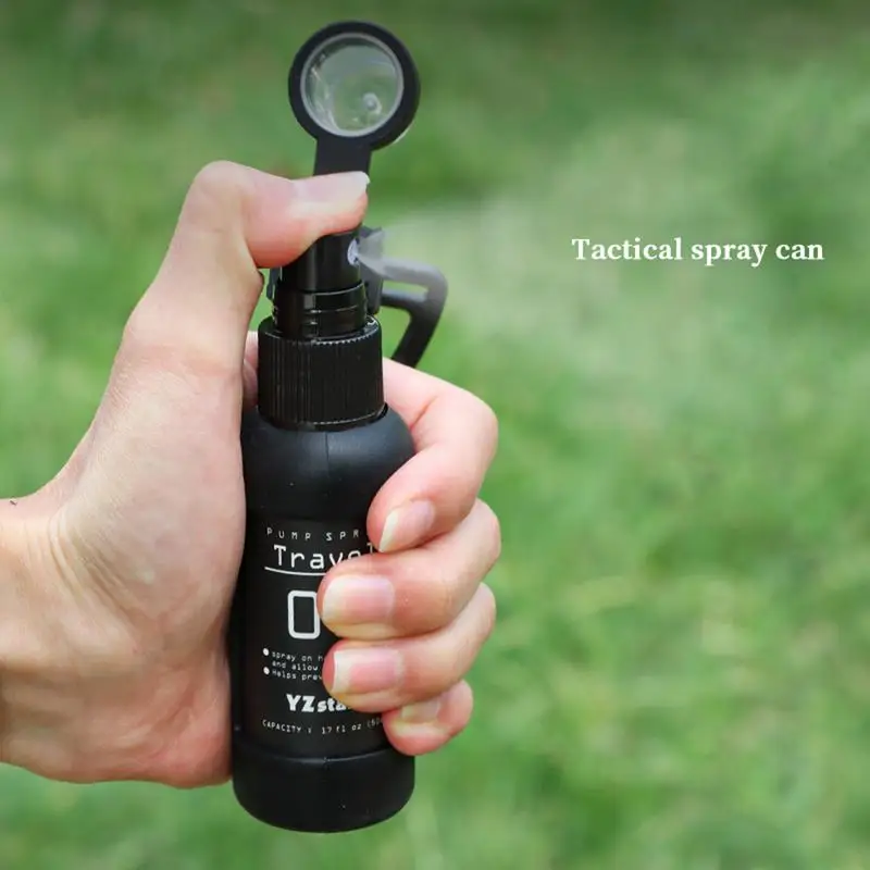 1PC Outdoor Camping Trip Spray Bottle Alcohol Dispenser Bottle Tacticals Portable Spray Bottle 50ml Hiking Accessories