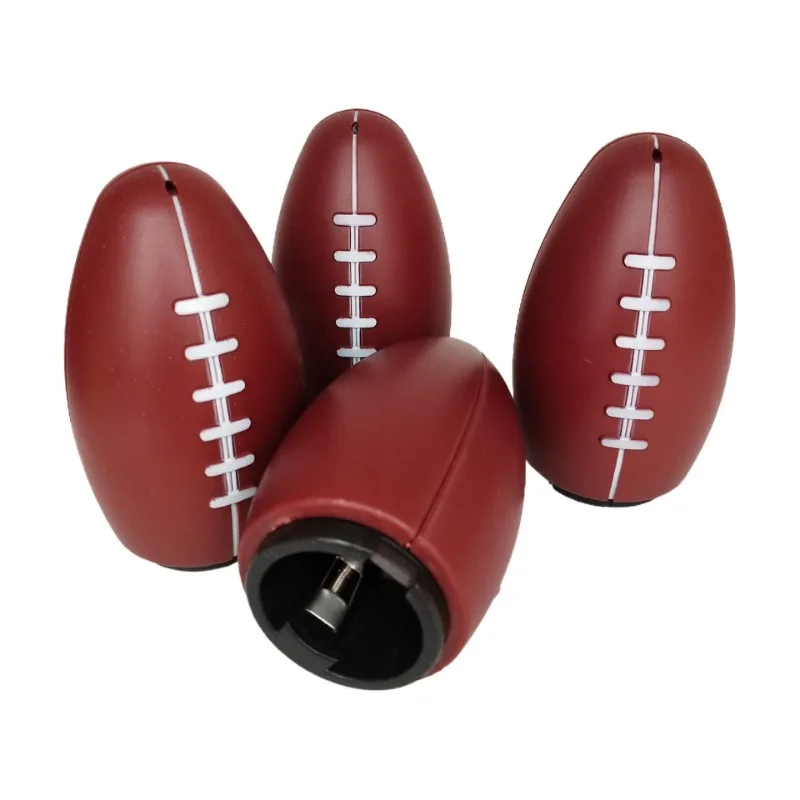 

Creative American Soccer Rugby Shape Automatic Push Bottle Opener Brown Design Bottle Opener
