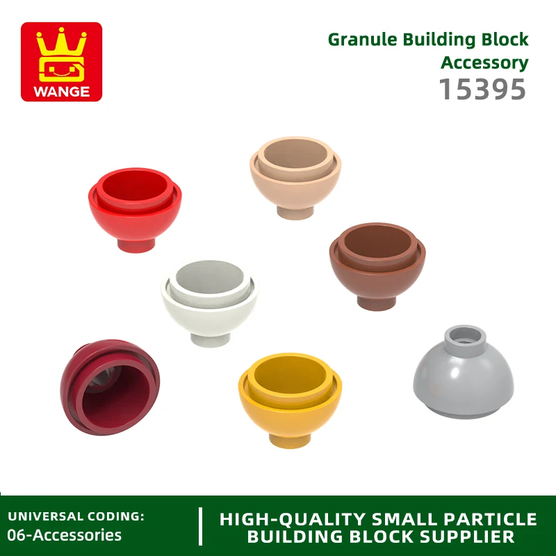 

20Pcs/lot 15395 Round 2 x 2 Dome Bottom Block Moc Color Accessories Compatible with Brick DIY Children's Toy Assembly Parts