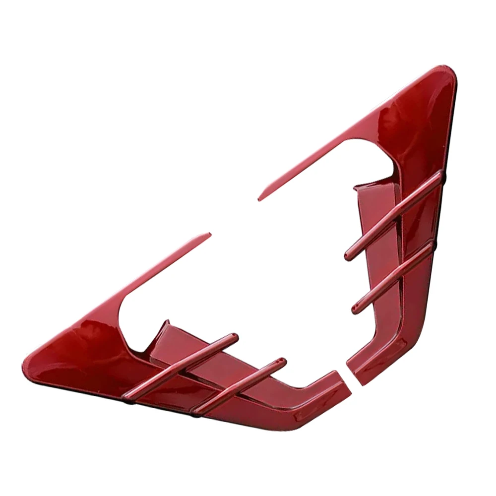 

Car Stickers For Tesla Model Y 2019-2023 Model 3 2021-2023 Red Side Camera Protector Covers Flank Spoiler Wing Decorative Guards