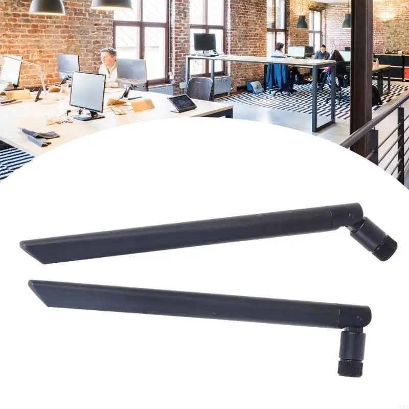 62KA Double Bands WiFi Antenna 2.4GHz 5GHz RPSMA WiFi Antennae for PC Desktops Computer WirelessNetworks Routers