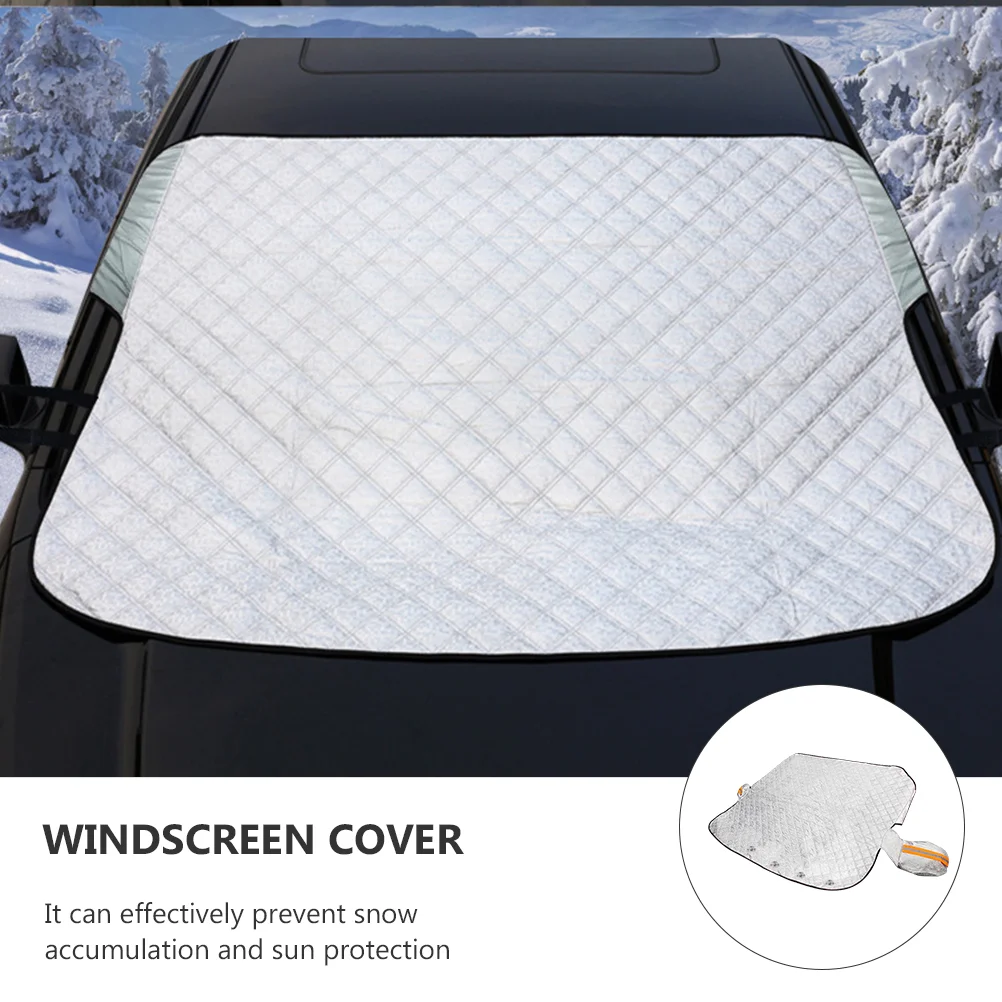 Car Sunshade Front Window Shield Snow Non-woven Fabric Cover Windshield Protector