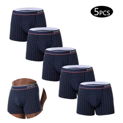 5pcs Boxer men underwear shorts cotton Men's panties sexy mens boxers pack men's underpants gifts male boxershorts calecon
