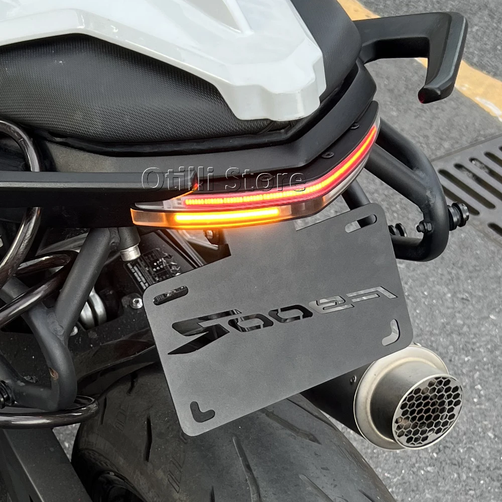 

LED Tail Tidy Fender Eliminator Motorcycle License Plate Holder Number Plate Light For BMW F900R F900XR F 900 R XR Turn Signal