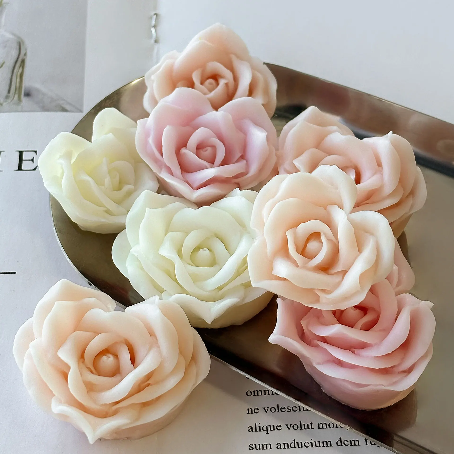 Heart Shape Flowers Handmade S - đánh giá và giá Candle Making Books For Beginners