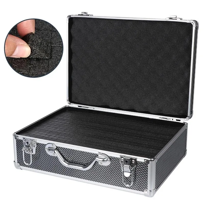 Aluminum Tool Box Large Equipment Instrument Case Storage Box Suitcase Hardware Display Box Toolbox Portable Tool Organizer