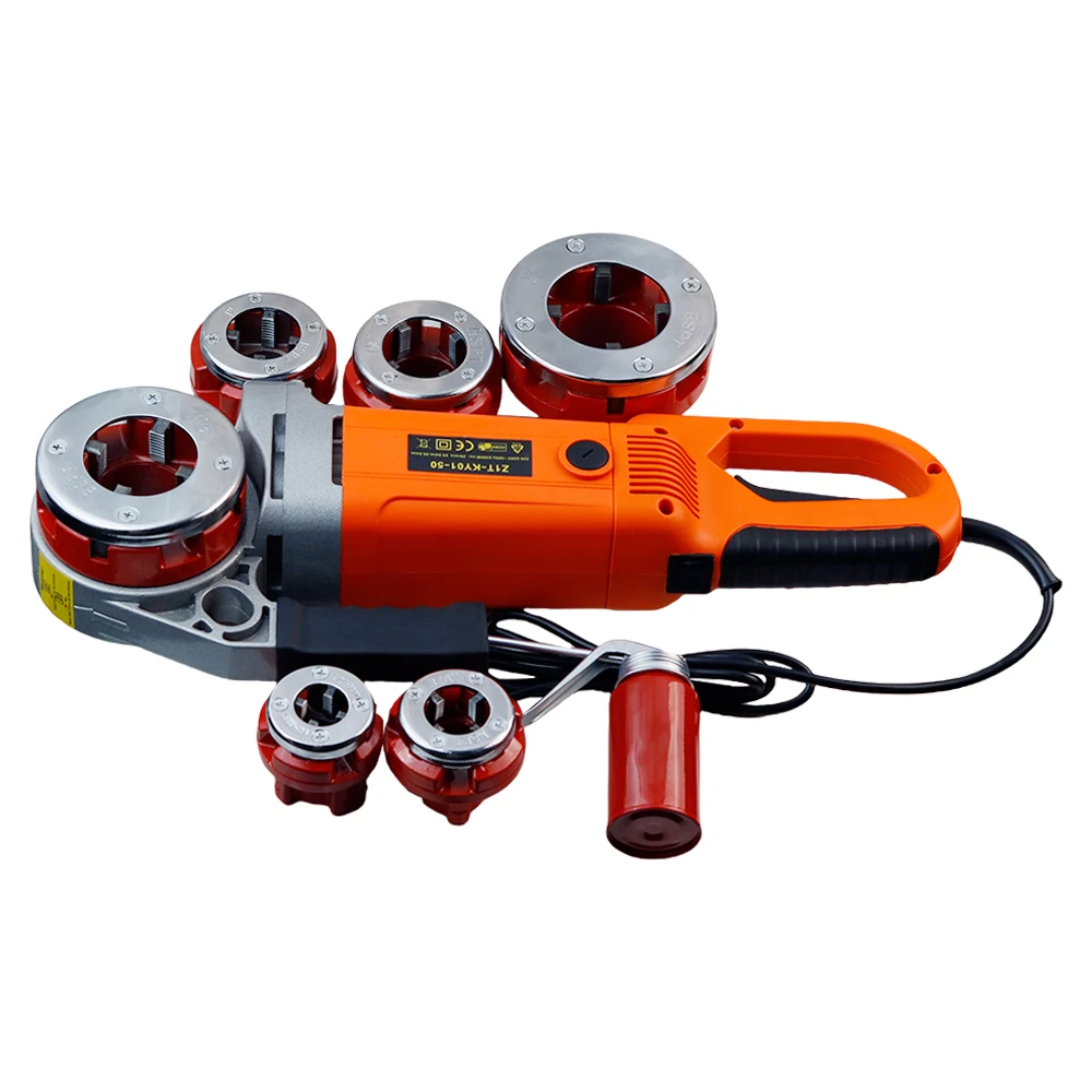 Portable hand-held electric sleeve machine ZIT-KY01-50 galvanized pipe sleeve machine electric pipe threader 220V 2300W 1PC
