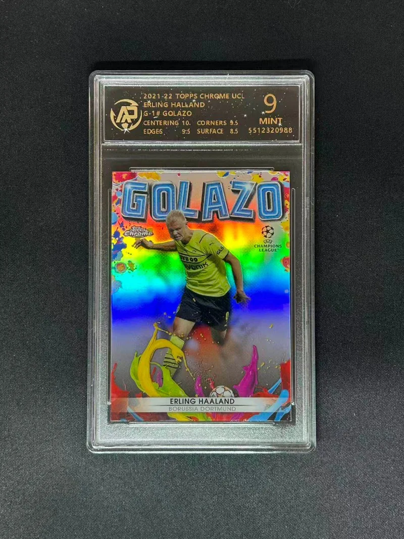 Soccer Star Single Cards Ronaldo Messi Mbappé Haaland Neymar Real Madrid World Cup Football Fan Collection - view 5