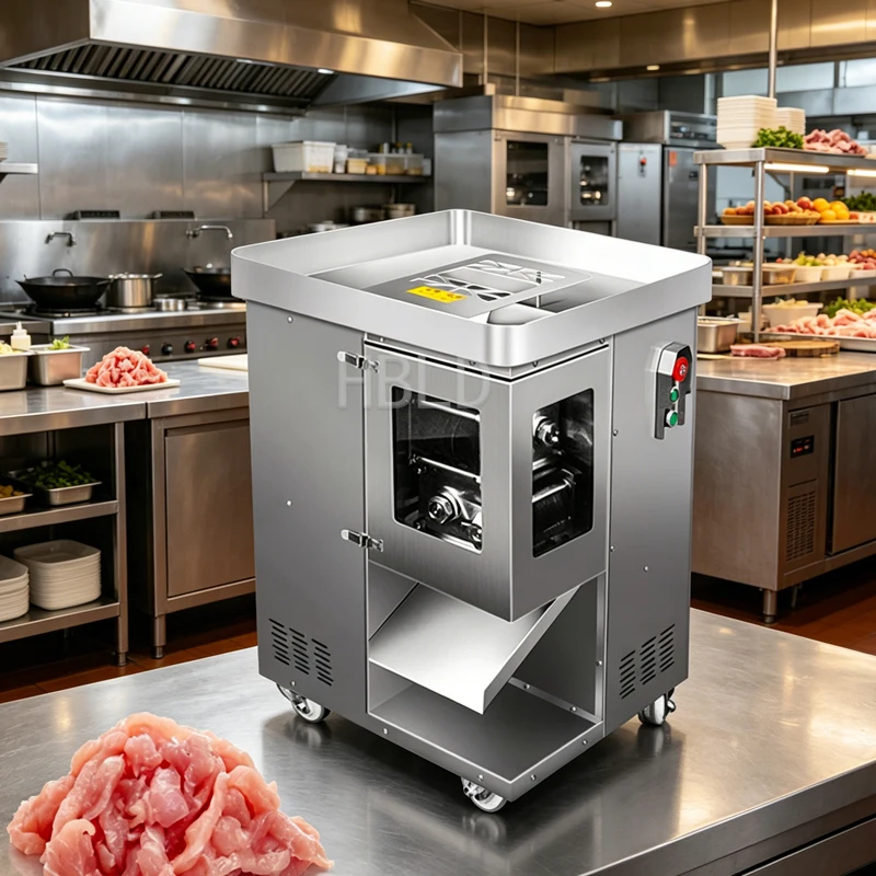 Multifunctional Electric Meat Cutter And Grinder Commercial Grade Meat Processing Machine for Kitchen And Restaurant Use
