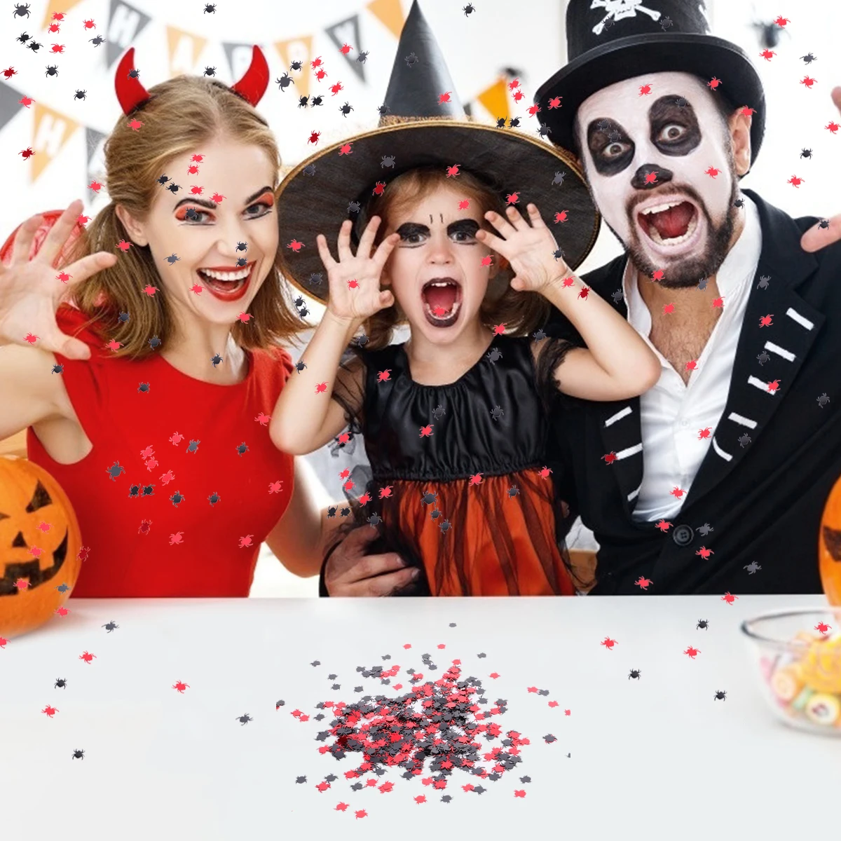 

Confetti Decoration Halloween Paper Scrap Party Table Creative for Pumkin Plastic