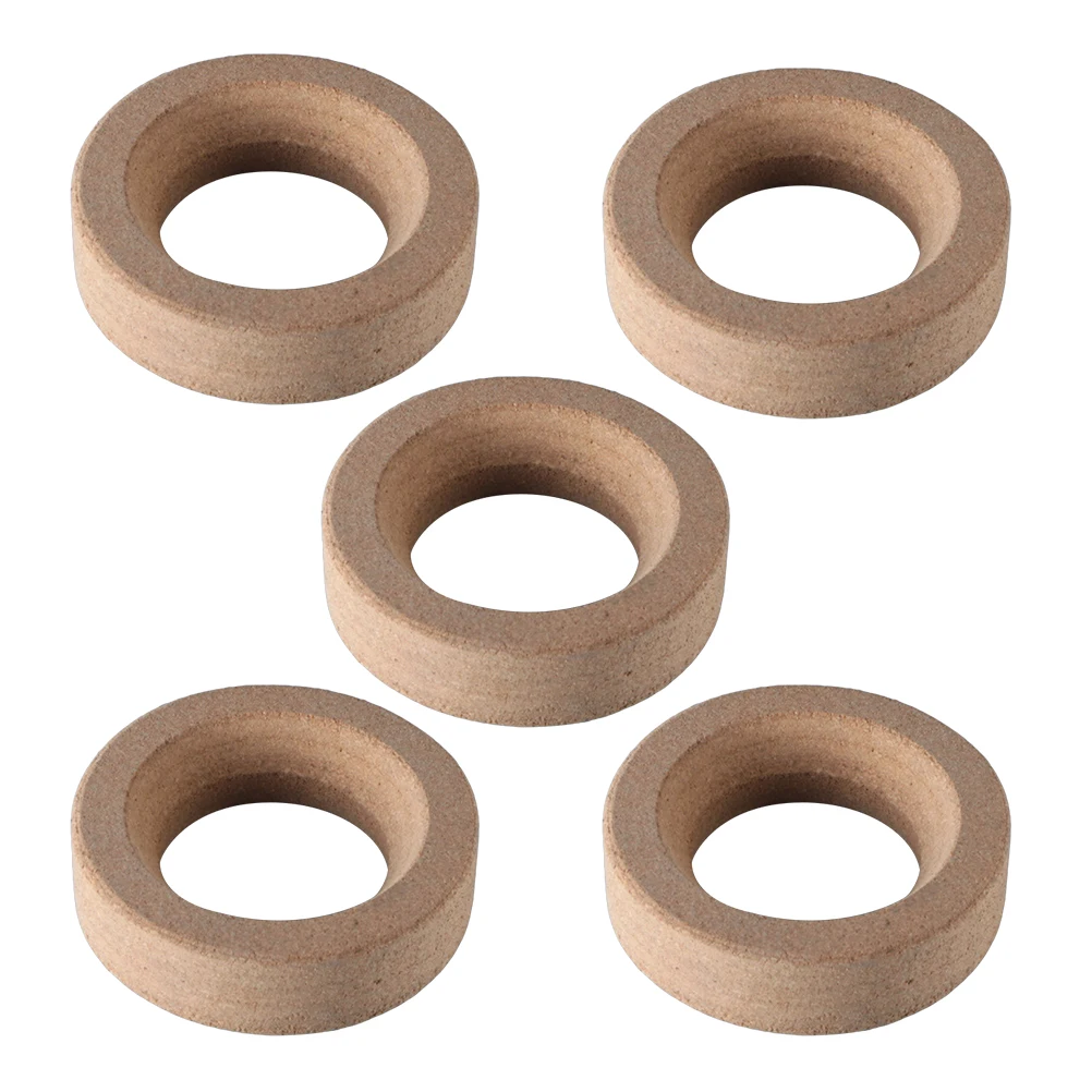 

5 PCS Flask Holder Supply Article Cork Ring Grid Stand Wooden Synthetic Glassware Support