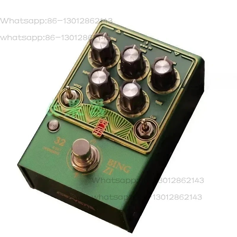 Efeito de sobrecarga Bingzi Efeitos de bloco único TS, SD, efectos de guitarra eléctrica TIM