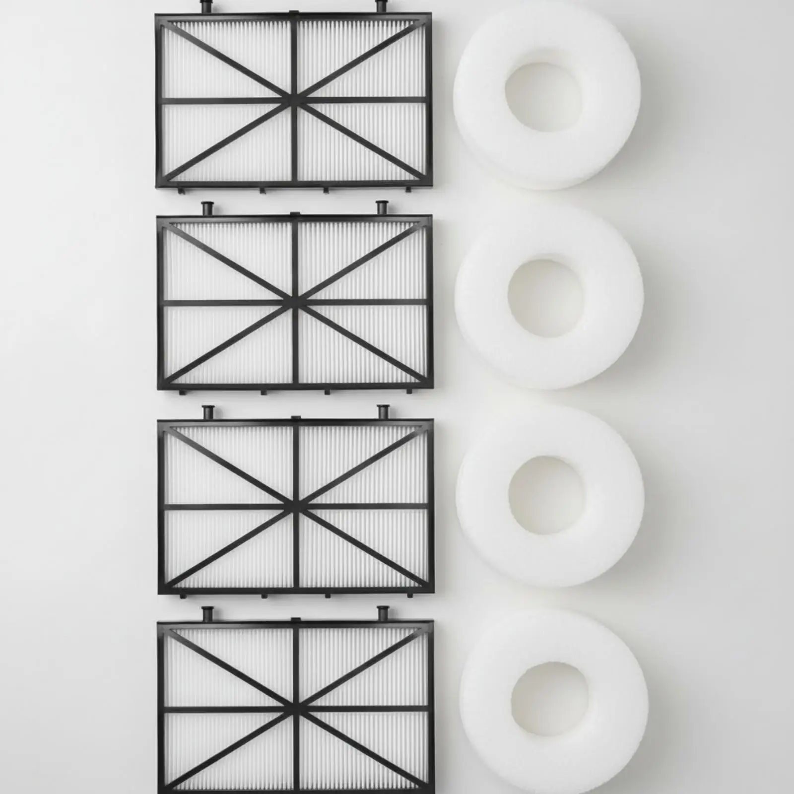 Pool Robot Wheels Hardware Kit with Molded Frame and Circular Spacers for Quick Filter Swap Maintenance