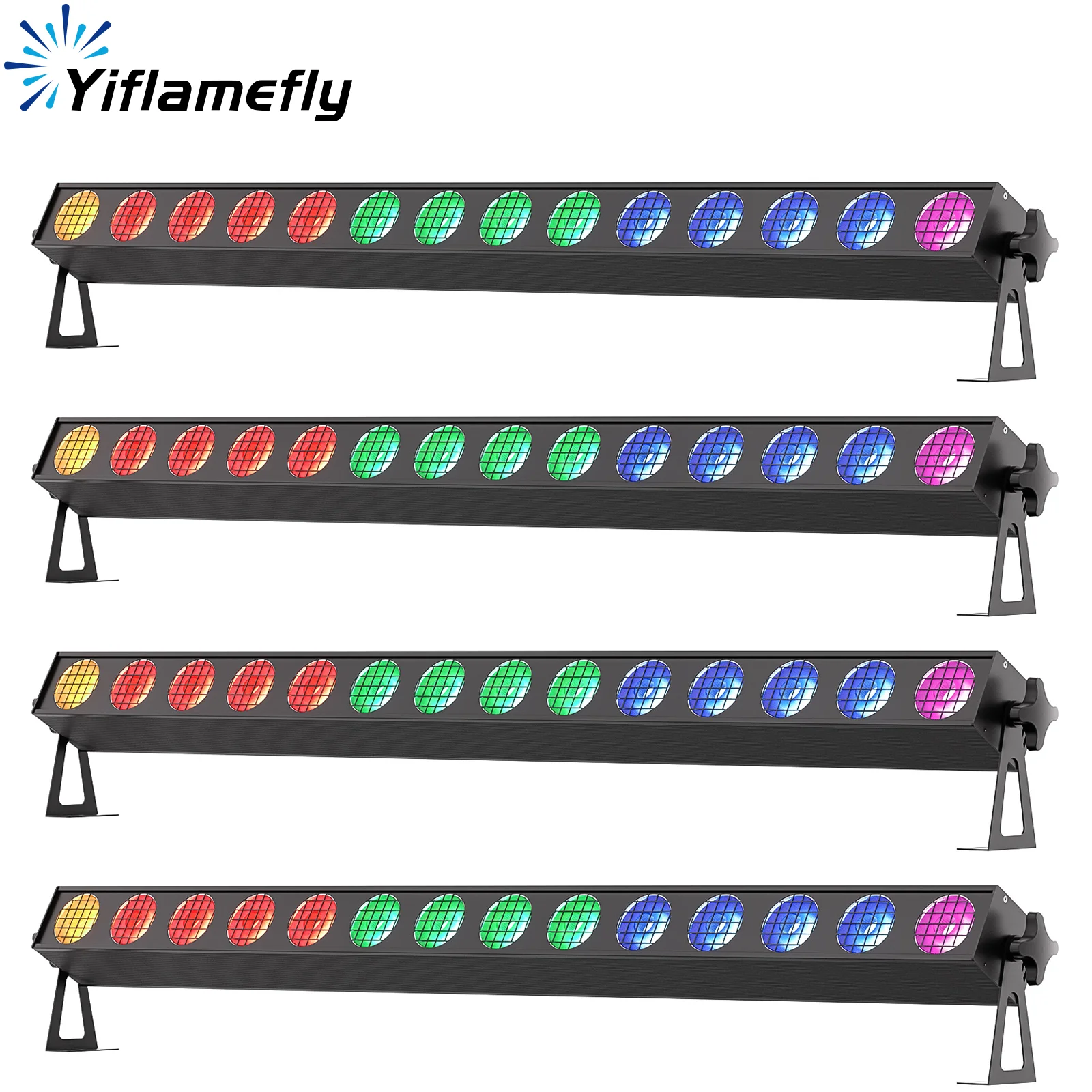 

U'King 280W 14LED RGBW COB Настенные светильники высокой мощности Matrix Pixel Stage Light Bar DMX AUTO-SYNC Музыкальные светильники для вечеринок