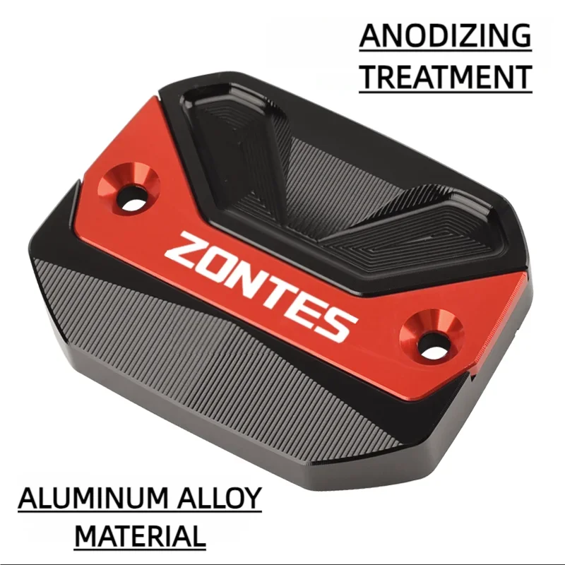 Chekis Is Suitable for Zontes 368g 368E 368K 368D 368m 501g Motorcycle Modification Parts, Brake Master Cylinder Cover, Aluminum Alloy Oil Tank Cover, Hydraulic Oil Tank Decorative Cover