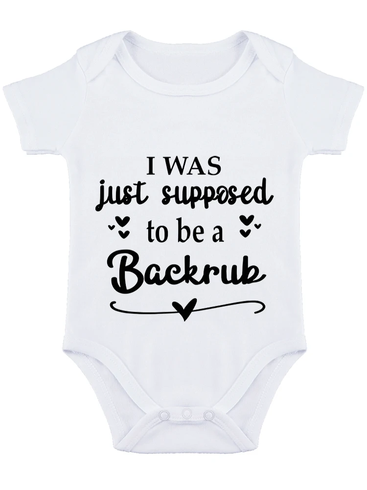 I Was Supposed to be a Back Rub Funny Baby onesie Baby Essentials Baby Bodysuit Newborn Baby Girl Clothes