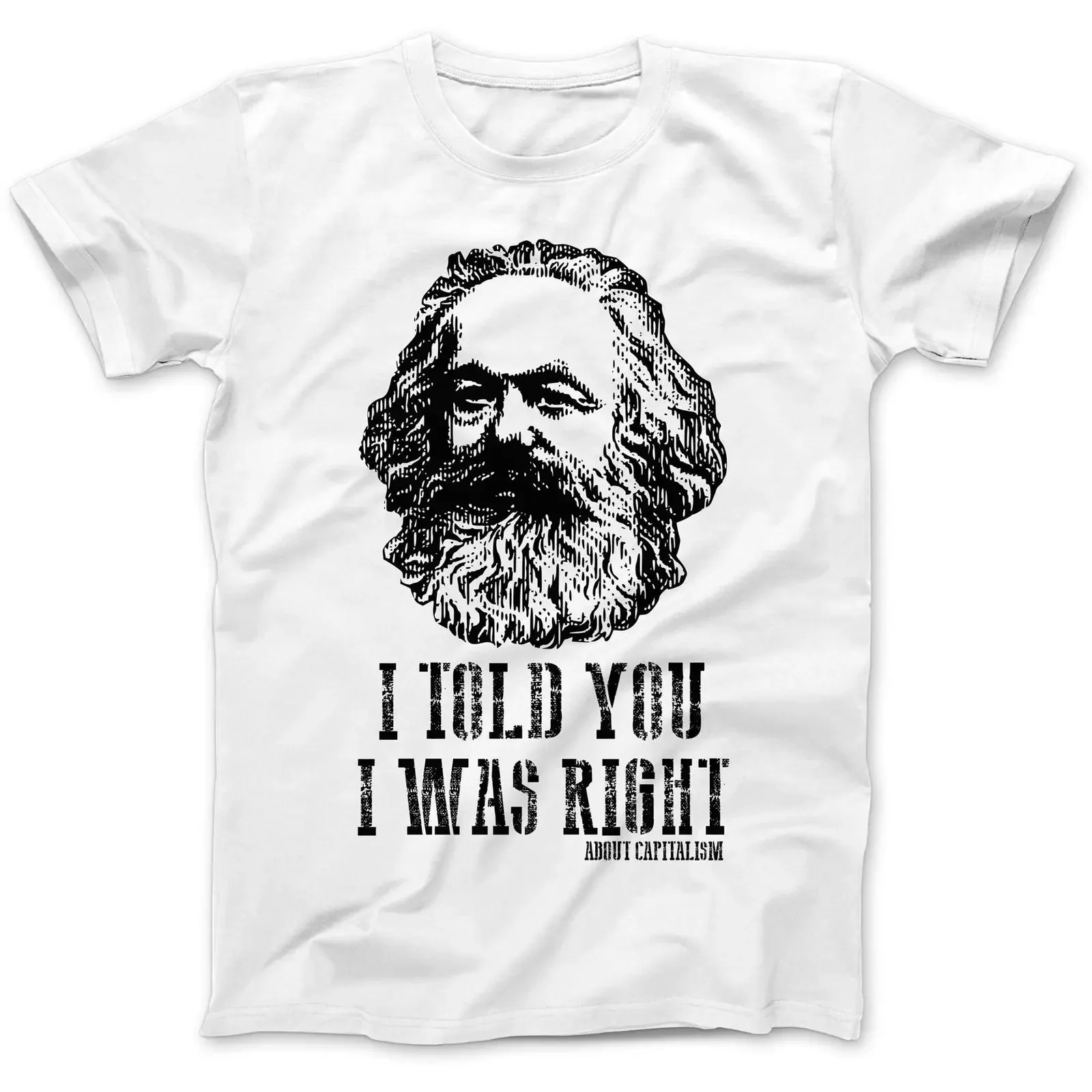 Karl Marx Capitalism Communism T-Shirt 100% Cotton Socialism Marxism