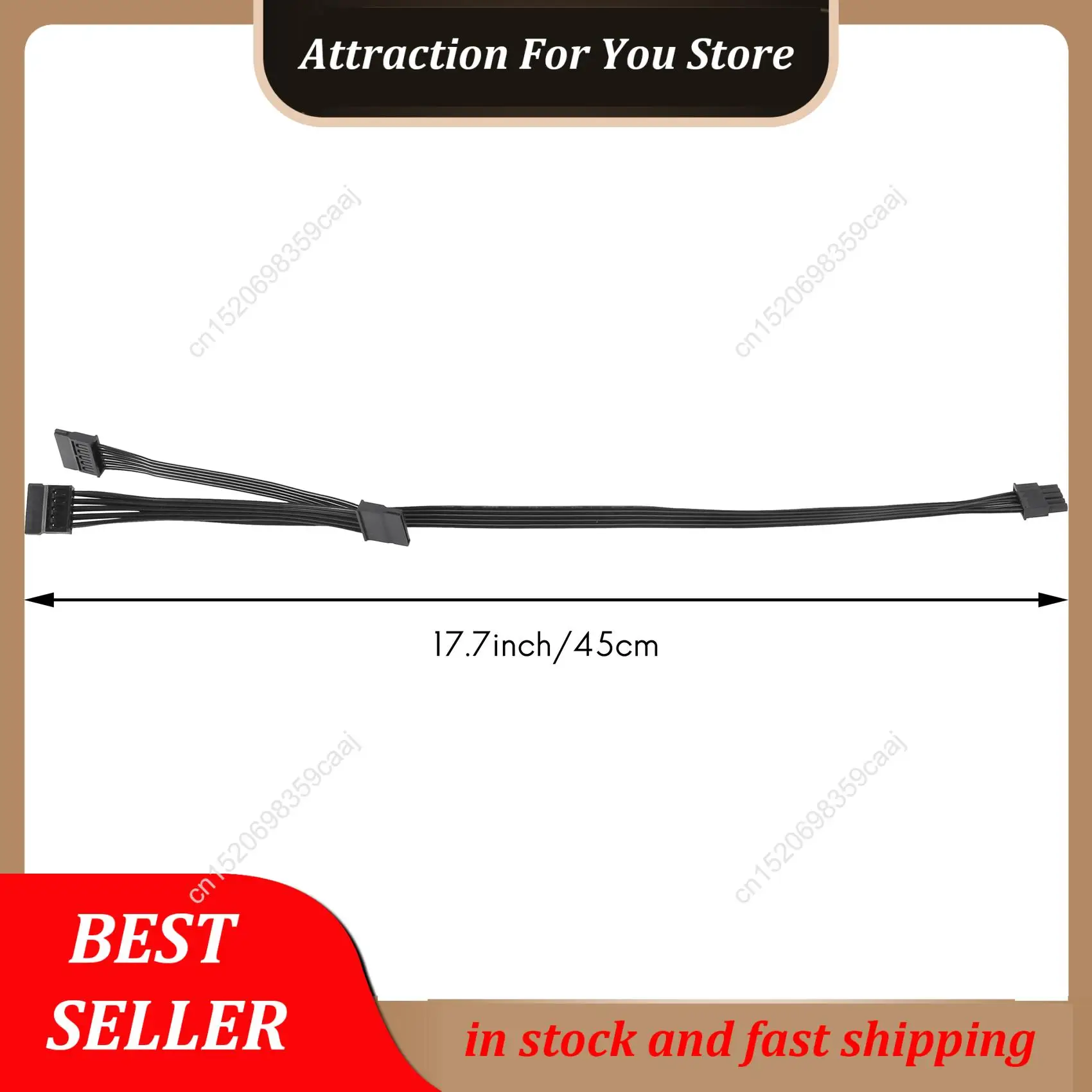 حار بيع 5 دبوس إلى 3 SATA القرص الصلب HDD كابل الطاقة فقط ل برودة ماستر V550 V650 V750 V850 V1000 V1000 وحدات إمدادات الطاقة