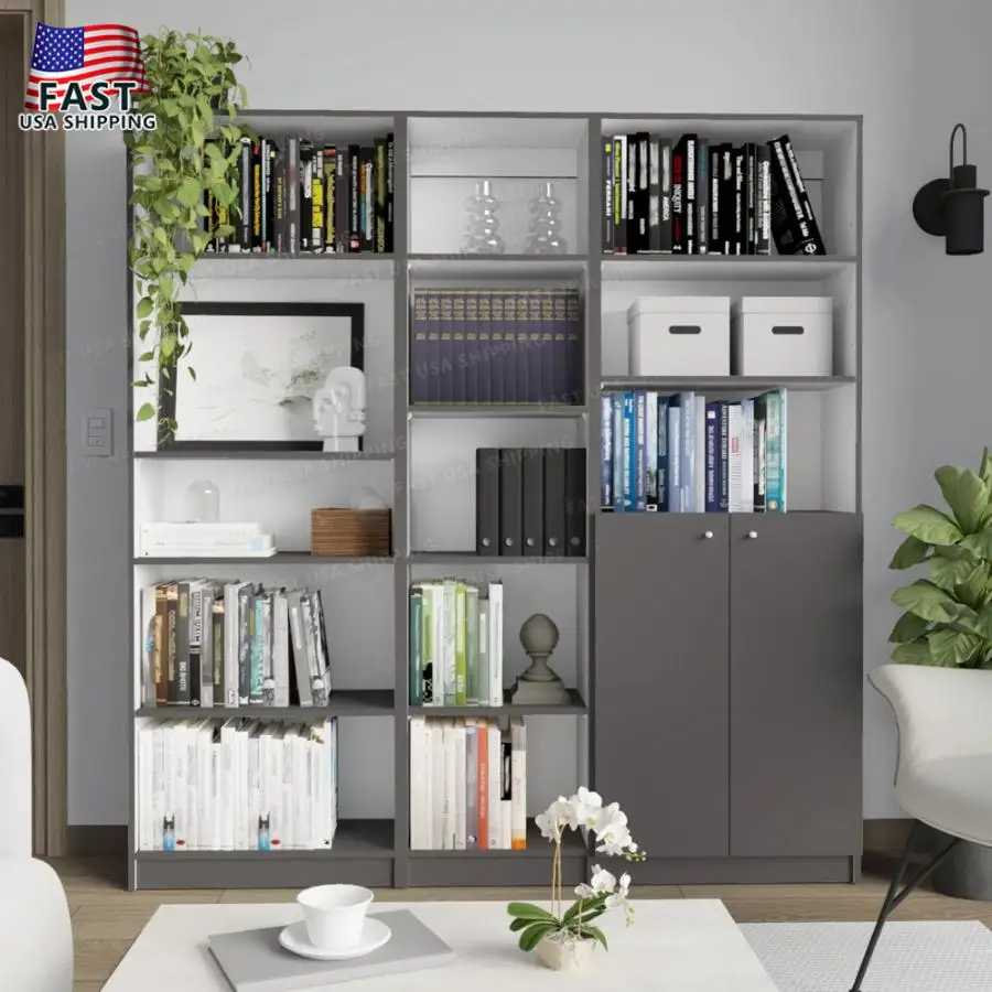 Poston 3 Piece Home Bookcase Set 67