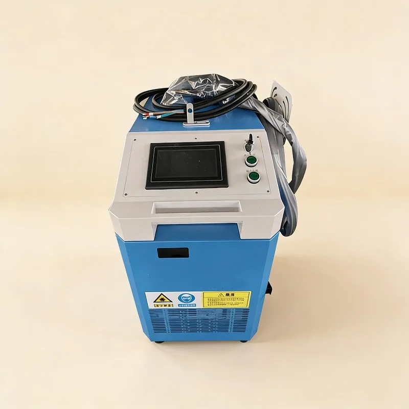 Industrial 3-in-1 Pulse Laser Cleaning Machine Portable Fiber Laser Welder Cutter Marker High-Power Rust Removal Metal Tool