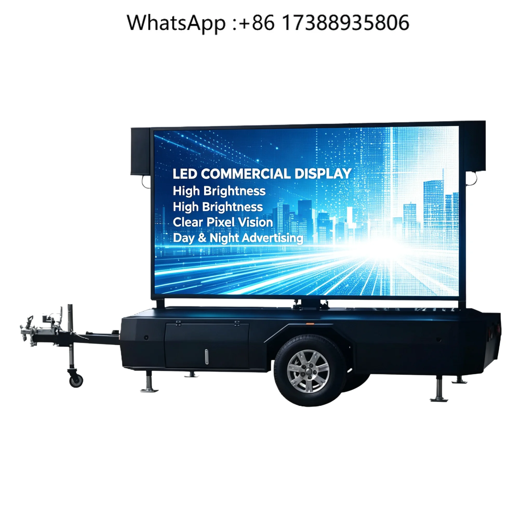 Leds Screened Digital Billboard Outdoor Advertising Custom Outdoor LED Sign Waterproof High-Brightness Commercial Ad Equipment